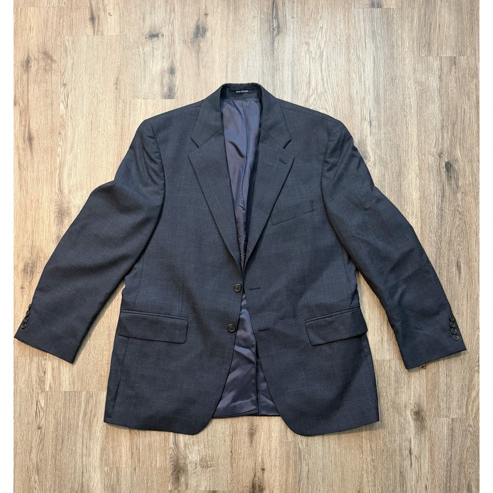 Lauren‎ Ralph Lauren Blazer Mens 42R Grey 100% Wool Preppy Sport Coat